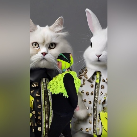 HANDCRAFTED Neon Green Women's Top knit by me NWT - Picture 6 of 17